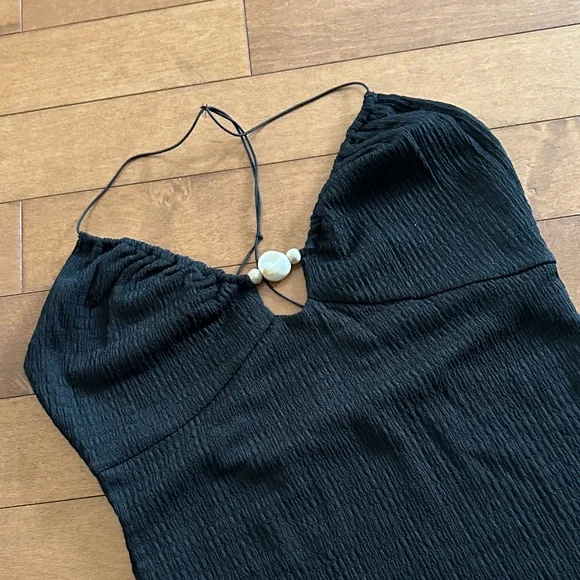 Dynamite Black Backless Dress - Picture 2 of 3